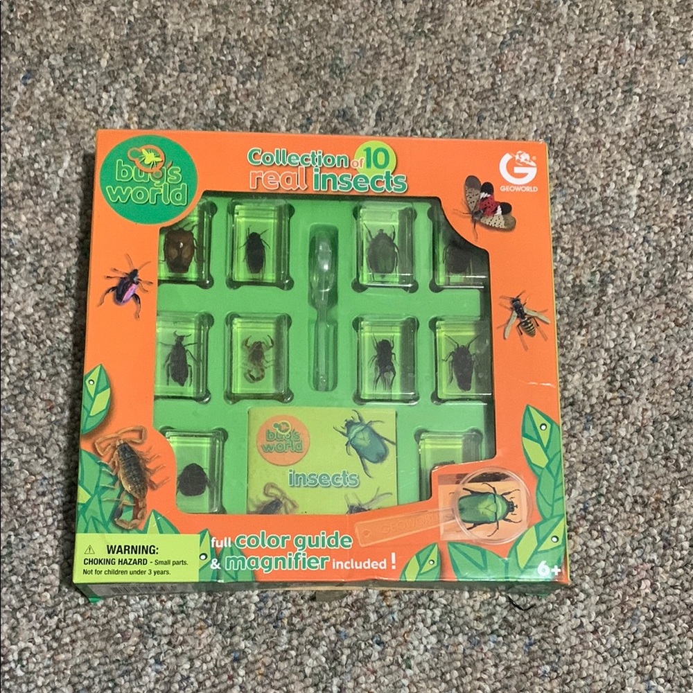 Insect Collection Kit with Magnifier and Booklet